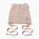 Children's hat minku, rr 35-40, beige color