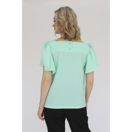 Blouse with a neckline, size 42-2