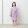 Waffel Baby Broke I "BOHO" size 34 (122-128 cm) lilac color, 100% cotton 290 g/m2