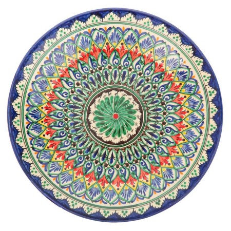 Plant of Rishtan ceramics "Patterns", 27 cm, blue-1