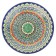 Plant of Rishtan ceramics "Patterns", 27 cm, blue