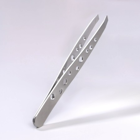 Pinzet beast, wide, 9.5 cm, silver color