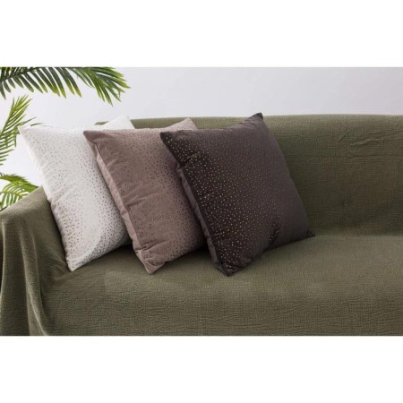 Pillowcase "Crystal", size 45x45 cm, burgundy color-1