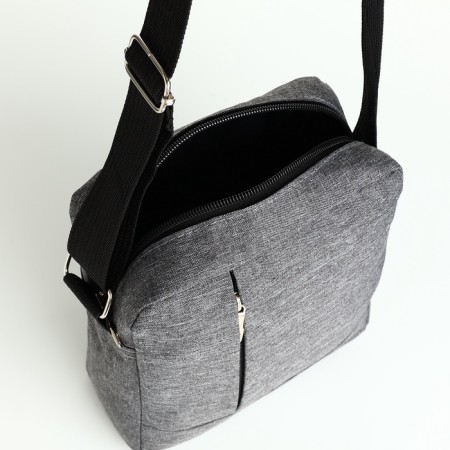 Male bag, gray color-4