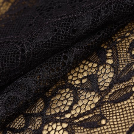Lace cilia, 175 mm × 3 ± 0.5 m, black color-1
