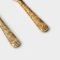 Goldy cake set, 2 items: knife length 27 cm, blade length 25 cm, gold color