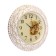 Watching clock, interior "curiosity", silent, d-38 cm