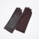 Gloves are female, dimensionless, without insulation, brown color