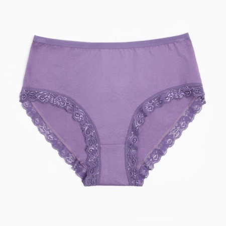 Panties female color dark purple, size 48-50