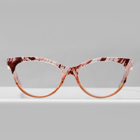 Ready glasses GA0530 (color: C2 Orange print; diopter: + 2.5; tint: no)-2