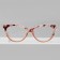 Ready glasses GA0530 (color: C2 Orange print; diopter: + 2.5; tint: no)