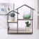 Shelf 2-tier shaking “House”, 28.5 × 11.5 × 23 cm, black color