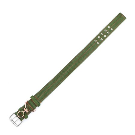 Four-layer collar with a swivel, 80 x 4.9 cm, Osh 64-74 cm, polyester, green-3