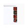 Magnetic bookmarks for books, 4 pcs. In the postcard "Defender of the Fatherland"