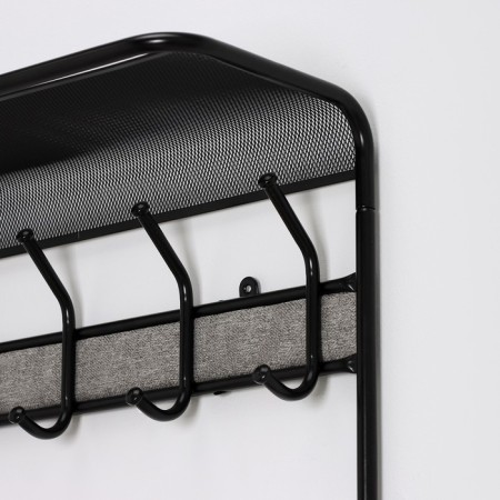 Ban with the Granada 22 shelf, 60 × 22 × 58 cm, black color-3