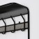 Ban with the Granada 22 shelf, 60 × 22 × 58 cm, black color