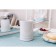 Mug Beer Ceramic Dolyana, 300 ml, 12 × 8 × 10.3 cm, white color
