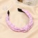 Hair rim "Jones" heart, 2.5 cm, pink