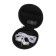 Luazon headphones, round 8x8x3 cm, leatherette
