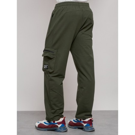 Sports male trousers, size 50, khaki color-11