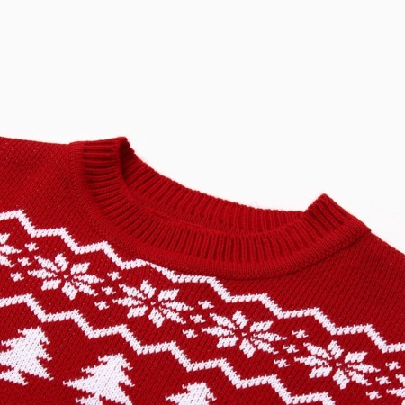 New Year. Knitted jumper kaftan "deer" size 42-12