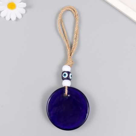Suspension from the evil eye "Elephants on the Circle" 8x2x13 cm-2