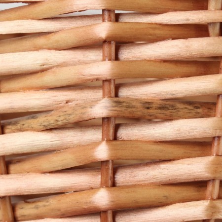 Wicker basket, 22 x 18 x 10/25 cm, honey, willow-4