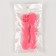 Set of children's cutlery, pink color
