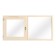 Double window 50x100, one sash opens, double glass