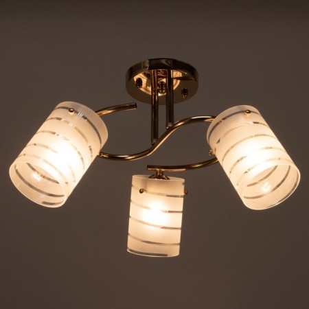 Chandelier 2017/3GD E27 60W gold 47x36x25 cm Bayerlux-2