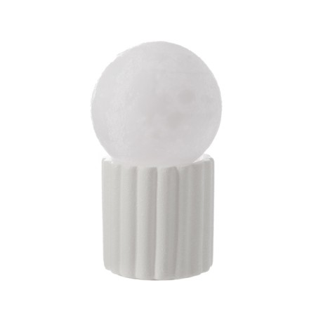 Table lamp "Moon" LED 1x40W E27 white 12x12x21cm-5