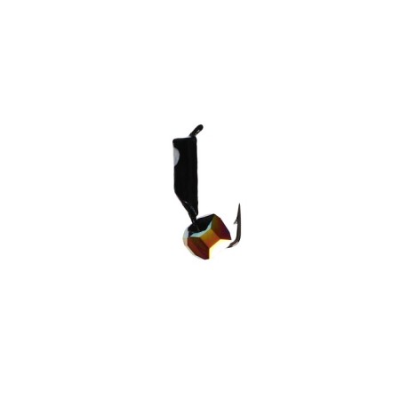 Mormyshka column black, white eye + cube Granen chameleon, weight 0.4 g-1