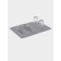 Drying rug of dishes “Loft”, 38 × 50 cm, microfiber, light-gray color