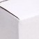 The box is folding, white, 25 x 15 x 15 cm