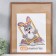 Photo frame wood 40x50 cm, mocha (plastic screen)