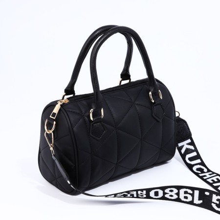 Women's bag with lightning, black color-1