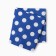 Towel 35x60cm peas 568-5p, blue, waffle, 120g/m, HL100%