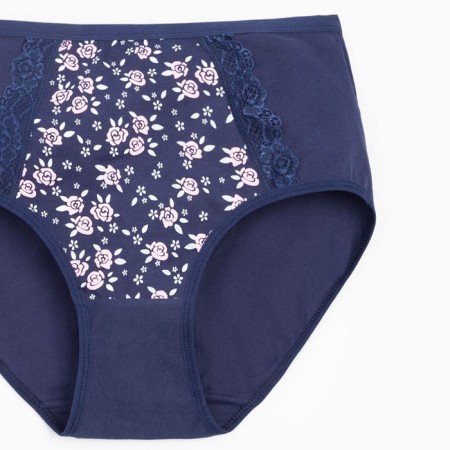 Panties female color dark blue, size 48-50-1