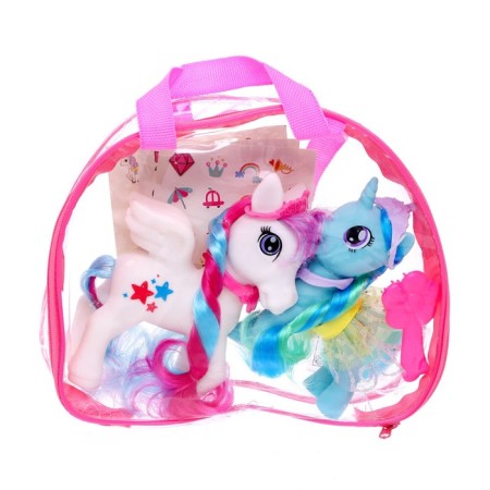 Set of game "Pony", 2 pcs., With accessories-7