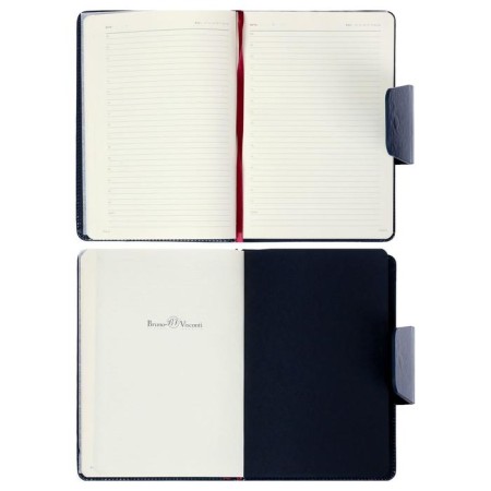 Deliciper of Leduced A5, 160 Prestige sheets, Cover Artificial leather, valve, Blue-8