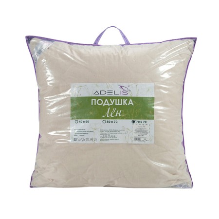 Pillow Len 68x68cm, polyester, lightning, linen 40%, cotton 60%-3
