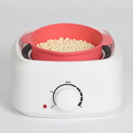 Waxing bowl, D11 × 7 × 14 cm, pink color-5