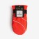 Mittens of winter children's minku, color red, rr 16 (18 cm)