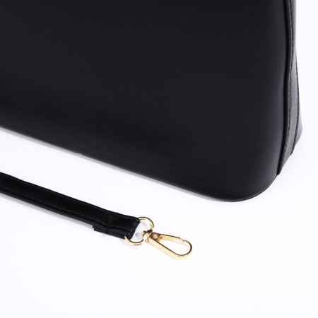 Bag Cross-Bodi with a zipper, black color-5