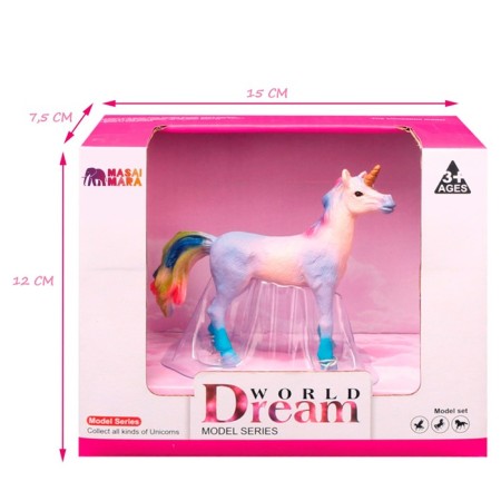 Figure "World of Fantasy: Violet foal for the unicoride with color mane"-4