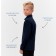 Shirt for the boy Minaku: School Collection, dark blue color, height 116 cm