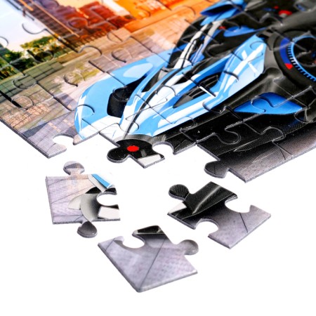 Puzzle "Racing Auto", 54 elements, mix-4