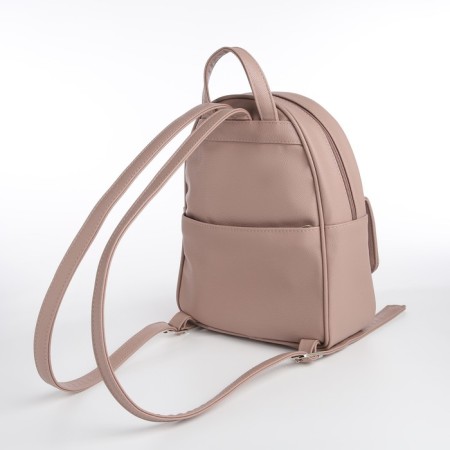 Women's backpack city, Textura, Powder Color-3