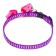 Collar "strawberries", 30 x 1 cm, nylon, pink