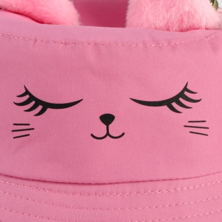 Panama Panam for a girl "cat", +ears-pinks, pink color, rn 54-5